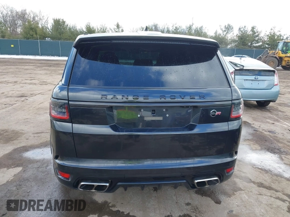 2019 Land Rover Range Rover Sport SVR with VIN SALWZ2SE6KA845929, listed as a IAAI auction lot 41557635 with 77,622 mi miles and . Bid and sale history available at DreamBid. Image 17.