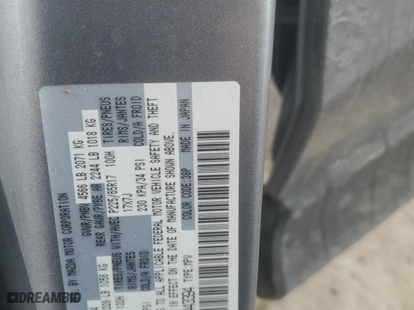 2015 Mazda CX-5 Touring with VIN JM3KE4CY9F0443394, listed as a Copart auction lot 45926435 with 0 mi miles and Salvage Title. Bid and sale history available at carsss.com. Image 14.