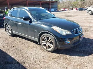 2014 Infiniti QX50 Journey with VIN JN1BJ0HP3EM210697, listed as a IAAI auction lot 41735471 with 141,287 mi miles. Bid and sale history available at carsss.com. Image 1.