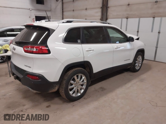 2016 Jeep Cherokee Limited with VIN 1C4PJMDS0GW219109, listed as a IAAI auction lot 41829878 with 156,947 mi miles and . Bid and sale history available at DreamBid. Image 4.