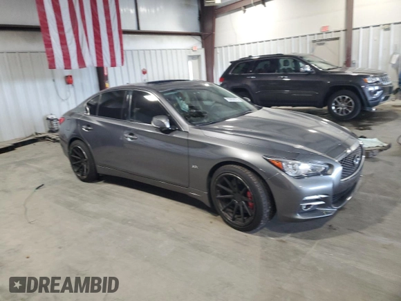2017 Infiniti Q50 Signature Edition z VIN JN1EV7AR7HM832276, wystawiony jako Copart lot #55650975 z przebiegiem 133 659 mil mil oraz Szkoda całkowita • Salvage title. Historia ofert i sprzedaży dostępna na DreamBid. Obrazek 4.