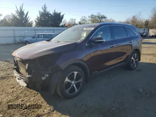 2017 Kia Sorento EX with VIN 5XYPHDA56HG318929, listed as a Copart auction lot 78860544 with 142,983 mi miles and Salvage Title. Bid and sale history available at DreamBid. Image 1.