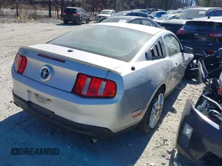 2012 Ford Mustang V6 Premium with VIN 1ZVBP8AM1C5265745, listed as a IAAI auction lot 41705931 with 145,000 mi miles. Bid and sale history available at carsss.com. Image 4.