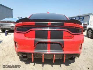 2021 Dodge Charger SRT Hellcat Redeye Widebody with VIN 2C3CDXL92MH615028, listed as a Copart auction lot 76061024 with 21,741 mi miles and Clean Title. Bid and sale history available at carsss.com. Image 6.