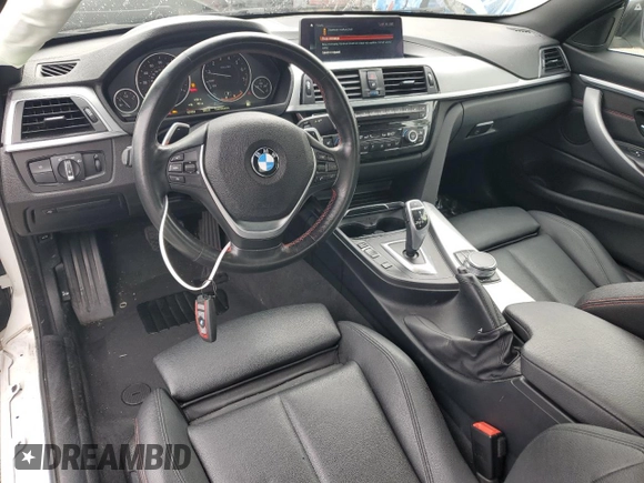 2019 BMW 4 Series 430i with VIN WBA4W3C53KAF91947, listed as a Copart auction lot 43851395 with 47,453 mi miles and Salvage Title. Bid and sale history available at carsss.com. Image 8.