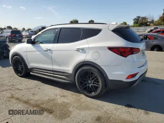 2017 Hyundai Santa Fe Ultimate with VIN 5XYZWDLAXHG433767, listed as a Copart auction lot 59789625 with 110,666 mi miles and Clean title. Bid and sale history available at DreamBid. Image 2.