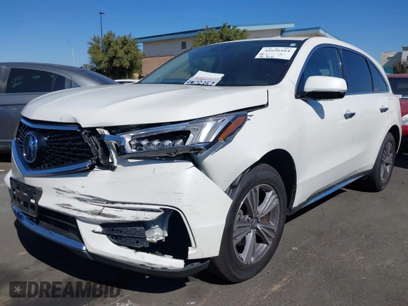 2019 Acura MDX with VIN 5J8YD3H37KL007859, listed as a IAAI auction lot 41656164 with 59,838 mi miles and . Bid and sale history available at DreamBid. Image 19.
