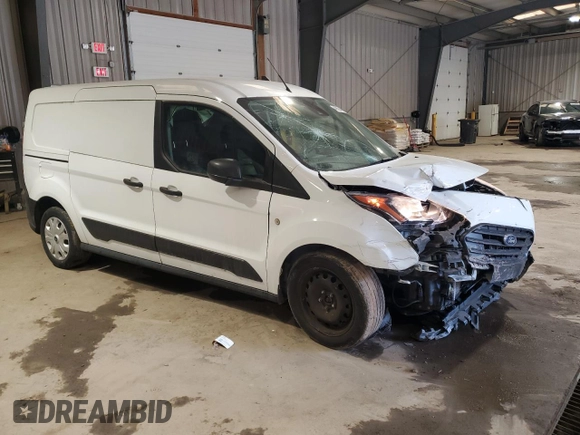 2020 Ford Transit Connect XL with VIN NM0LS7E29L1474972, listed as a Copart auction lot 57693285 with 16,617 mi miles and Salvage title. Bid and sale history available at DreamBid. Image 4.