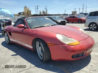 2001 Porsche Boxster with VIN WP0CA29851U623400, listed as a Copart auction lot 62940895 with 102,734 mi miles and Salvage title. Bid and sale history available at DreamBid. Image 4.