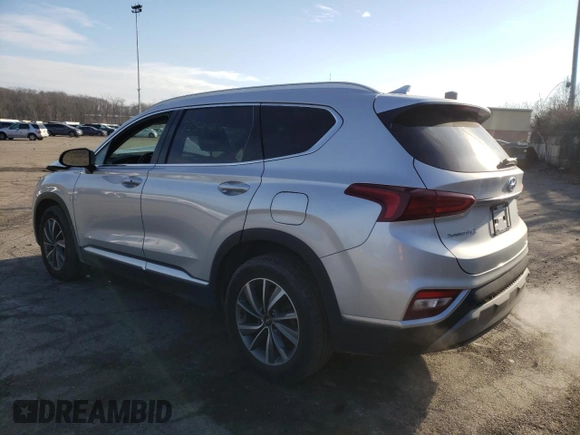 2019 Hyundai Santa Fe SEL with VIN 5NMS3CAD9KH058758, listed as a Copart auction lot 72594842 with 25,022 mi miles. Bid and sale history available at carsss.com. Image 2.