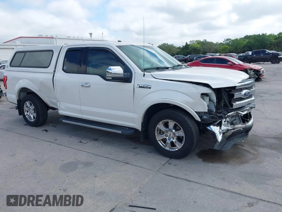 2016 Ford F-150 XL with VIN 1FTEX1CF1GFA51120, listed as a IAAI auction lot 41915535 with 43,205 mi miles and . Bid and sale history available at carsss.com. Image 1.