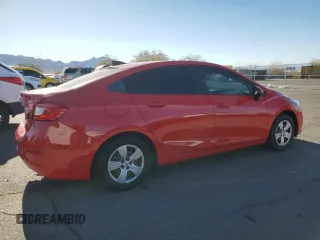 2018 Chevrolet Cruze LS with VIN 1G1BC5SM4J7224242, listed as a Copart auction lot 41511795 with 63,646 mi miles and Salvage Title. Bid and sale history available at DreamBid. Image 3.