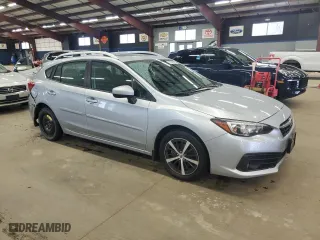2022 Subaru Impreza Premium with VIN 4S3GTAD69N3723989, listed as a Copart auction lot 51845205 with 24,407 mi miles and Salvage Title. Bid and sale history available at carsss.com. Image 4.