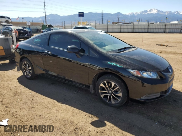 2013 Honda Civic Cpe EX with VIN 2HGFG3B87DH518541, listed as a Copart auction lot 48297145 with 115,230 mi miles and Salvage Title. Bid and sale history available at carsss.com. Image 4.