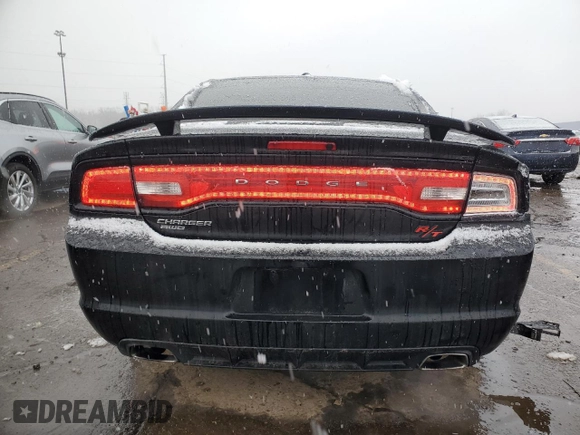 2014 Dodge Charger RT Plus with VIN 2C3CDXDT6EH320428, listed as a Copart auction lot 85917894 with 97,382 mi miles and Salvage Title. Bid and sale history available at carsss.com. Image 6.