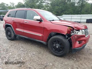 2011 Jeep Grand Cherokee Limited with VIN 1J4RR5GG1BC551966, listed as a Copart auction lot 57069455 with 219,328 mi miles and Salvage title. Bid and sale history available at DreamBid. Image 4.