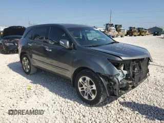 2007 Acura MDX with VIN 2HNYD28257H541599, listed as a Copart auction lot 52985525 with 98,835 mi miles and Salvage Title. Bid and sale history available at carsss.com. Image 4.