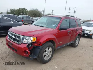 2008 Ford Escape XLT with VIN 1FMCU93118KB59096, listed as a IAAI auction lot 41752159 with 199,185 mi miles. Bid and sale history available at carsss.com. Image 2.
