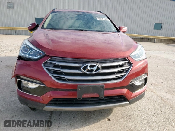 2017 Hyundai Santa Fe 2.4L z VIN 5XYZU3LB5HG473456, wystawiony jako Copart lot #55631615 z przebiegiem 92 374 mil mil oraz Szkoda całkowita • Salvage title. Historia ofert i sprzedaży dostępna na DreamBid. Obrazek 5.