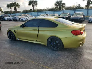 2015 BMW M4 with VIN WBS3R9C52FK332834, listed as a Copart auction lot 78004284 with 33,996 mi miles and Non Repairable. Bid and sale history available at carsss.com. Image 2.