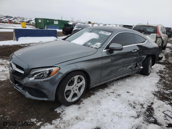 2017 Mercedes-Benz C-Class C 300 with VIN WDDWJ4KB8HF416129, listed as a Copart auction lot 87769475 with 65,099 mi miles and Salvage Title. Bid and sale history available at carsss.com. Image 1.