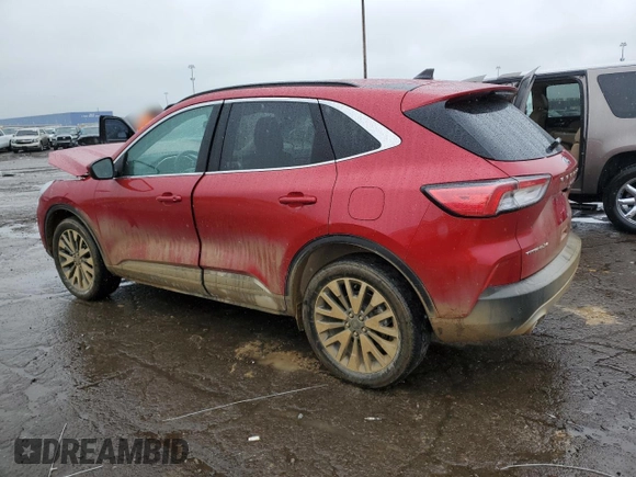 2022 Ford Escape Titanium with VIN 1FMCU9J94NUA90574, listed as a Copart auction lot 56940865 with 23,795 mi miles and Non repairable. Bid and sale history available at DreamBid. Image 2.