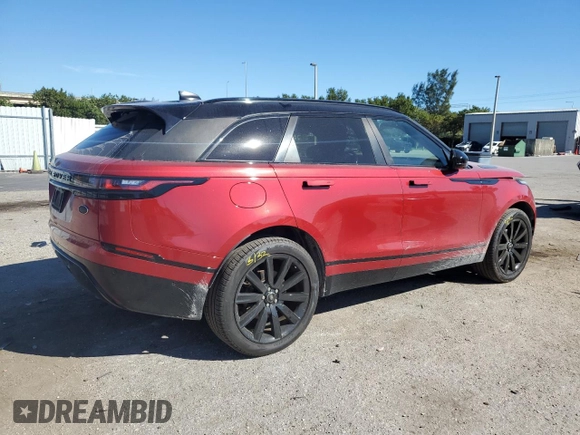 2019 Land Rover Range Rover Velar R-Dynamic SE with VIN SALYL2EX2KA797630, listed as a Copart auction lot 40621644 with 44,309 mi miles. Bid and sale history available at carsss.com. Image 3.