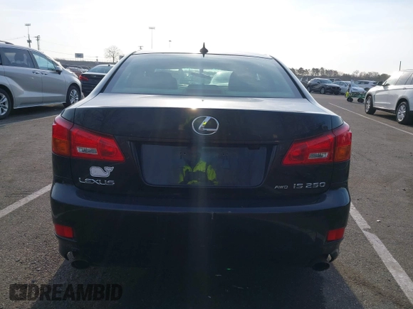 2008 Lexus IS 250 with VIN JTHCK262682026709, listed as a IAAI auction lot 41782718 with 176,815 mi miles. Bid and sale history available at carsss.com. Image 16.