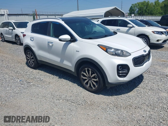 2017 Kia Sportage EX with VIN KNDPNCACXH7079500, listed as a IAAI auction lot 42051156 with 100,928 mi miles and . Bid and sale history available at DreamBid. Image 1.