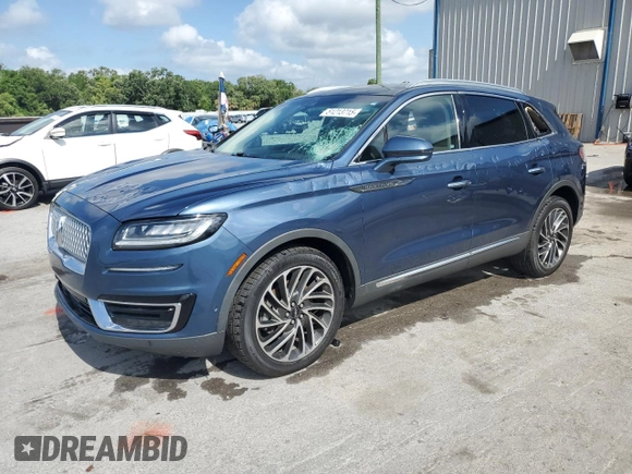 2019 Lincoln Nautilus Reserve with VIN 2LMPJ6LPXKBL51006, listed as a Copart auction lot 51213715 with 75,848 mi miles and Non repairable. Bid and sale history available at DreamBid. Image 1.
