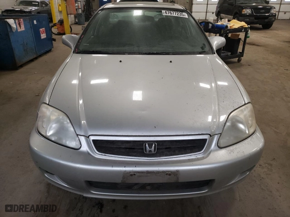 2000 Honda Civic EX with VIN 1HGEJ8144YL107793, listed as a Copart auction lot 47677235 with 117,850 mi miles and Clean Title. Bid and sale history available at carsss.com. Image 5.