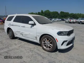 2021 Dodge Durango GT Plus z VIN 1C4RDHDG5MC602236, wystawiony jako IAAI lot #42287588 z przebiegiem 130 122 mil mil oraz . Historia ofert i sprzedaży dostępna na DreamBid. Obrazek 1.