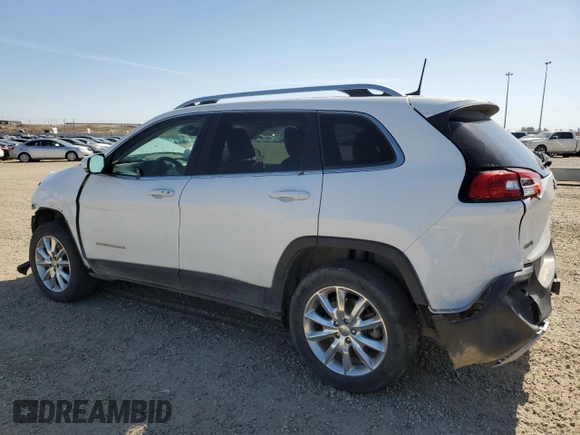 2017 Jeep Cherokee Limited with VIN 1C4PJMDS2HW562845, listed as a Copart auction lot 55486065 with 156,775 mi miles and Salvage Title. Bid and sale history available at carsss.com. Image 2.