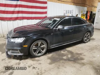 2017 Audi A4 Premium Plus with VIN WAUENAF42HN041975, listed as a Copart auction lot 88557315 with 74,291 mi miles and Salvage Title. Bid and sale history available at carsss.com. Image 1.