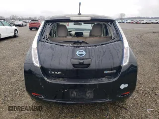2011 Nissan LEAF SL-e with VIN JN1AZ0CP1BT004792, listed as a Copart auction lot 85678014 with 0 mi miles and Clean Title. Bid and sale history available at carsss.com. Image 6.