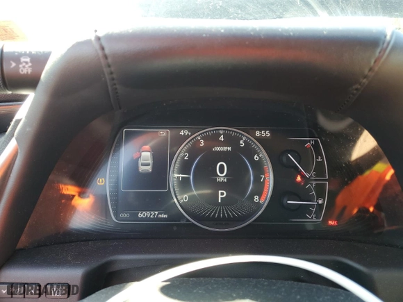 2019 Lexus ES with VIN 58ABZ1B18KU043267, listed as a Copart auction lot 51291965 with 60,927 mi miles and Salvage Title. Bid and sale history available at carsss.com. Image 9.