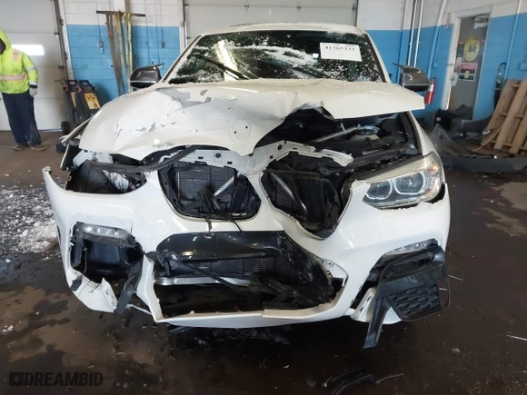2019 BMW X4 xDrive30i with VIN 5UXUJ3C56KLG56553, listed as a IAAI auction lot 41365333 with 77,727 mi miles. Bid and sale history available at carsss.com. Image 18.