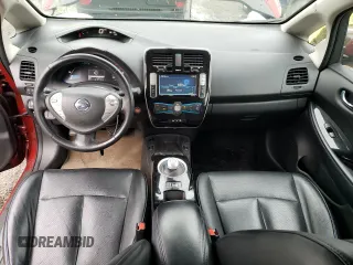 2015 Nissan LEAF SV with VIN 1N4AZ0CPXFC301245, listed as a Copart auction lot 45902623 with 75,831 mi miles. Bid and sale history available at carsss.com. Image 8.