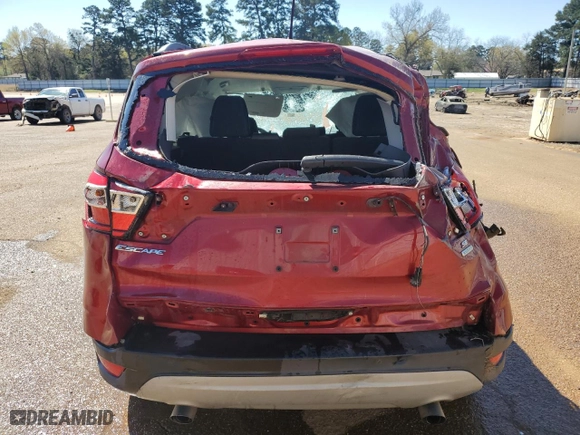 2018 Ford Escape SE with VIN 1FMCU0GD3JUB11951, listed as a Copart auction lot 49960315 with 0 mi miles and Salvage Title. Bid and sale history available at carsss.com. Image 6.