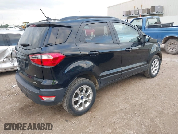 2019 Ford EcoSport SE with VIN MAJ3S2GE6KC299022, listed as a IAAI auction lot 41195650 with 77,949 mi miles and . Bid and sale history available at DreamBid. Image 4.