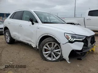 2024 Audi Q3 S line Premium with VIN WA1DECF37R1108722, listed as a Copart auction lot 44308865 with 23,950 mi miles and Non Repairable. Bid and sale history available at carsss.com. Image 4.