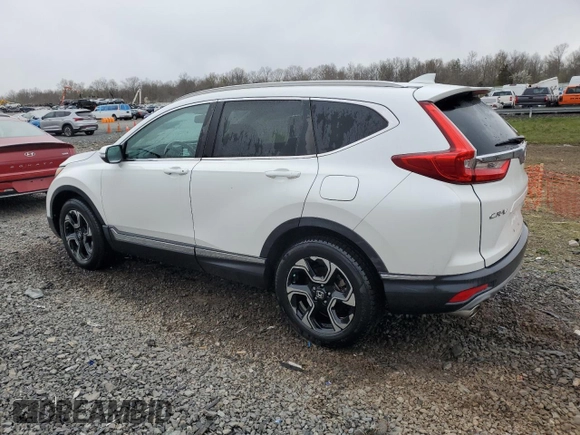 2019 Honda CR-V Touring with VIN 2HKRW2H91KH633732, listed as a Copart auction lot 52750975 with 58,642 mi miles and Salvage Title. Bid and sale history available at carsss.com. Image 2.