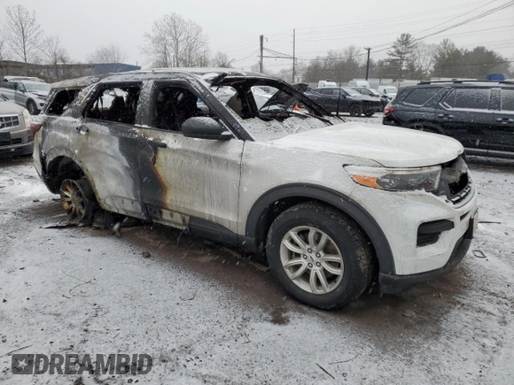 2020 Ford Explorer with VIN 1FMSK8BH8LGC85266, listed as a Copart auction lot 45816625 with Not Provided miles and Salvage Title. Bid and sale history available at carsss.com. Image 4.