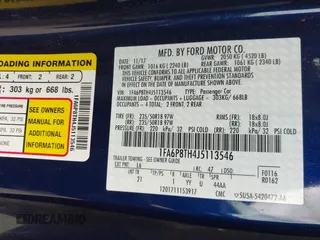 2018 Ford Mustang EcoBoost with VIN 1FA6P8TH4J5113546, listed as a IAAI auction lot 41942675 with 65,165 mi miles and . Bid and sale history available at carsss.com. Image 9.