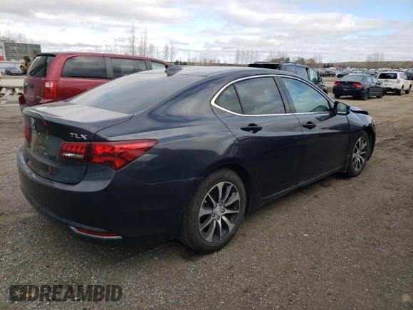 2015 Acura TLX Technology with VIN 19UUB1F52FA800324, listed as a Copart auction lot 80523864 with 99,348 mi miles and Salvage title. Bid and sale history available at DreamBid. Image 3.