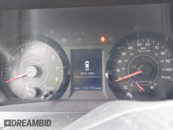 2015 Toyota Sienna LE AAS with VIN 5TDKK3DC7FS619418, listed as a IAAI auction lot 42553836 with 116,190 mi miles and . Bid and sale history available at DreamBid. Image 7.
