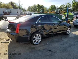 2014 Cadillac ATS Performance with VIN 1G6AC5S37E0174139, listed as a Copart auction lot 50135425 with 49,242 mi miles and Salvage Title. Bid and sale history available at carsss.com. Image 3.