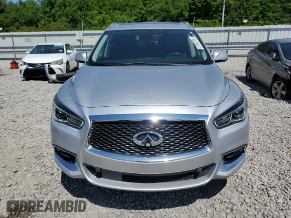 2020 Infiniti QX60 Luxe with VIN 5N1DL0MM7LC516103, listed as a Copart auction lot 57853765 with 69,496 mi miles and Salvage title. Bid and sale history available at DreamBid. Image 5.