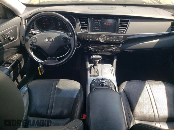 2016 Kia K900 Premium with VIN KNALT4D30G6031379, listed as a Copart auction lot 68472634 with 65,668 mi miles and Salvage Title. Bid and sale history available at carsss.com. Image 8.