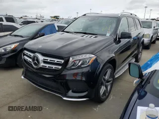2017 Mercedes-Benz GLS 550 with VIN 4JGDF7DE0HA973881, listed as a Copart auction lot 73642754 with Not Provided miles and Salvage Title. Bid and sale history available at DreamBid. Image 2.